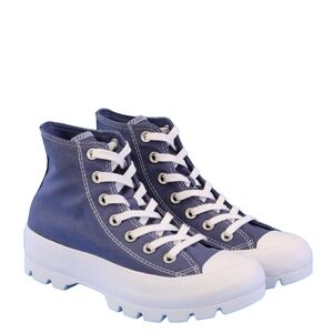 Converse CTAS Hi Winter Lugged Steel Blue Women's Platform Sneakers, Size 7